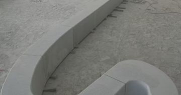 天津 花岗岩整石坐凳拼装