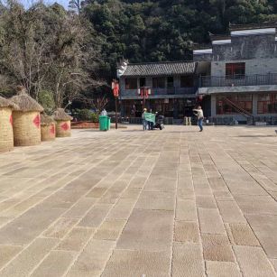 天津仿古石铺装效果