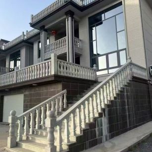 天津 芝麻白别墅阳台栏杆，楼梯栏杆