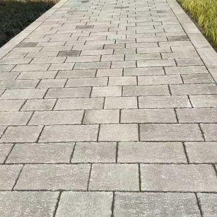 天津仿古石铺装效果