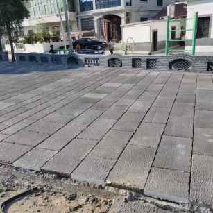 天津仿古石铺装效果