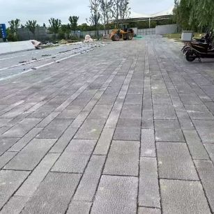 天津仿古石铺装效果