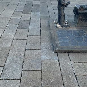 天津仿古石铺装效果