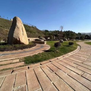 天津仿古石铺装效果