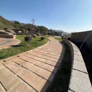 天津仿古石铺装效果