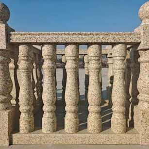 天津 黄金麻栏杆（扶手，花瓶柱，将军柱）