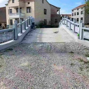 天津 芝麻灰花岗岩桥栏杆