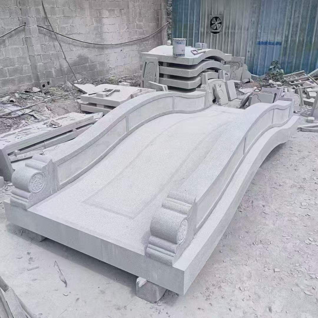 天津 芝麻灰花岗岩园林景观 小石桥