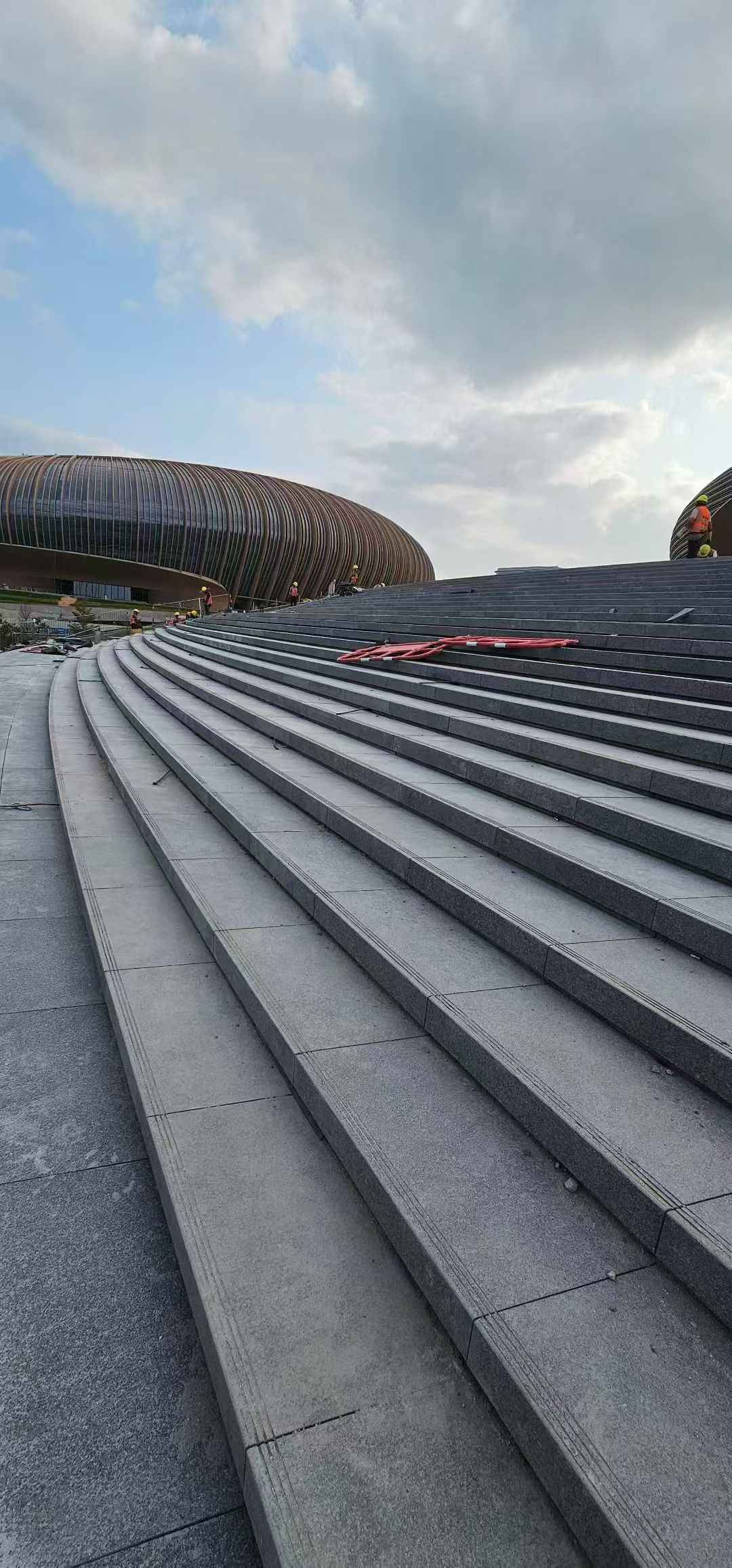 天津 弧形整石台阶铺装效果图