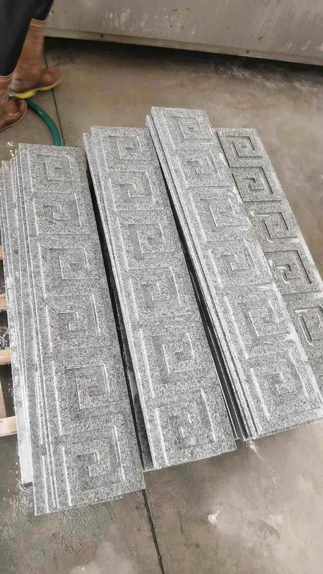 天津 别墅回纹线条，雕刻