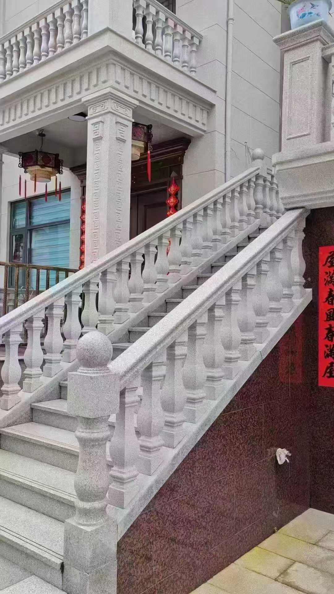 天津 天然石材 阳台庭院护栏、栏杆
