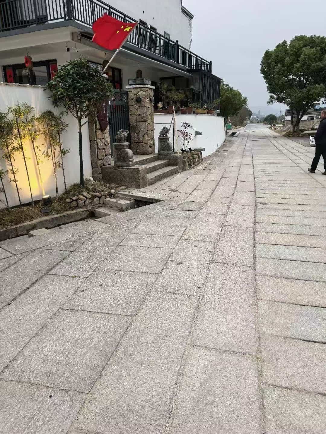 天津仿古石铺装效果