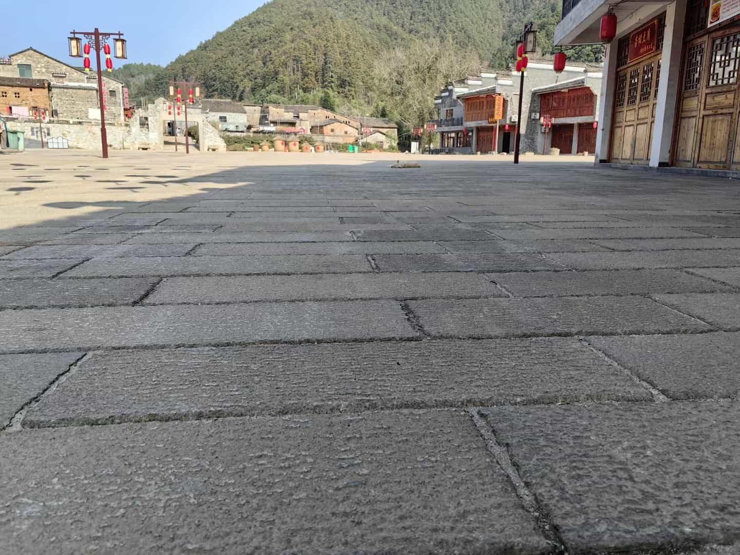 天津仿古石铺装效果