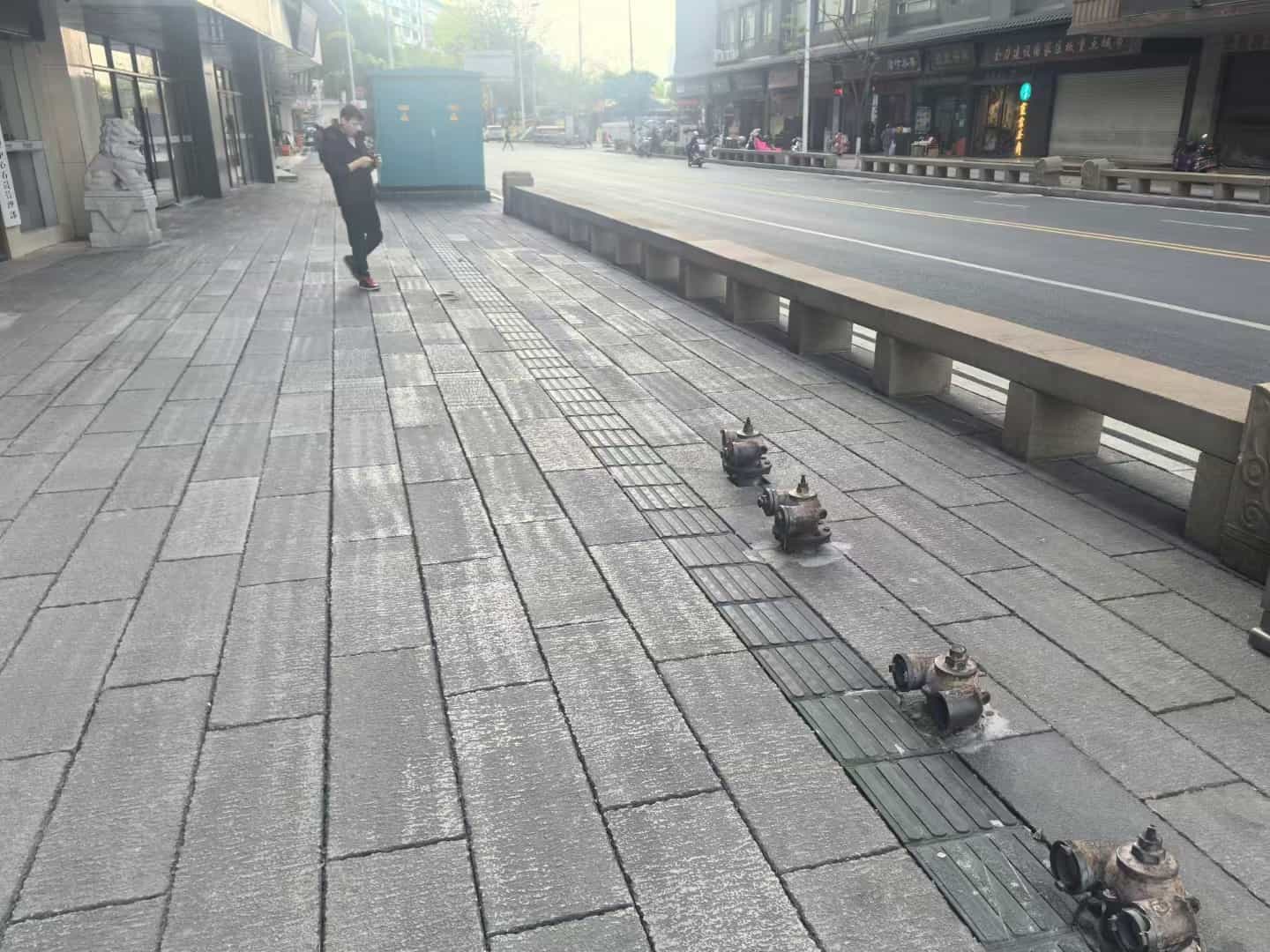 天津仿古石铺装效果