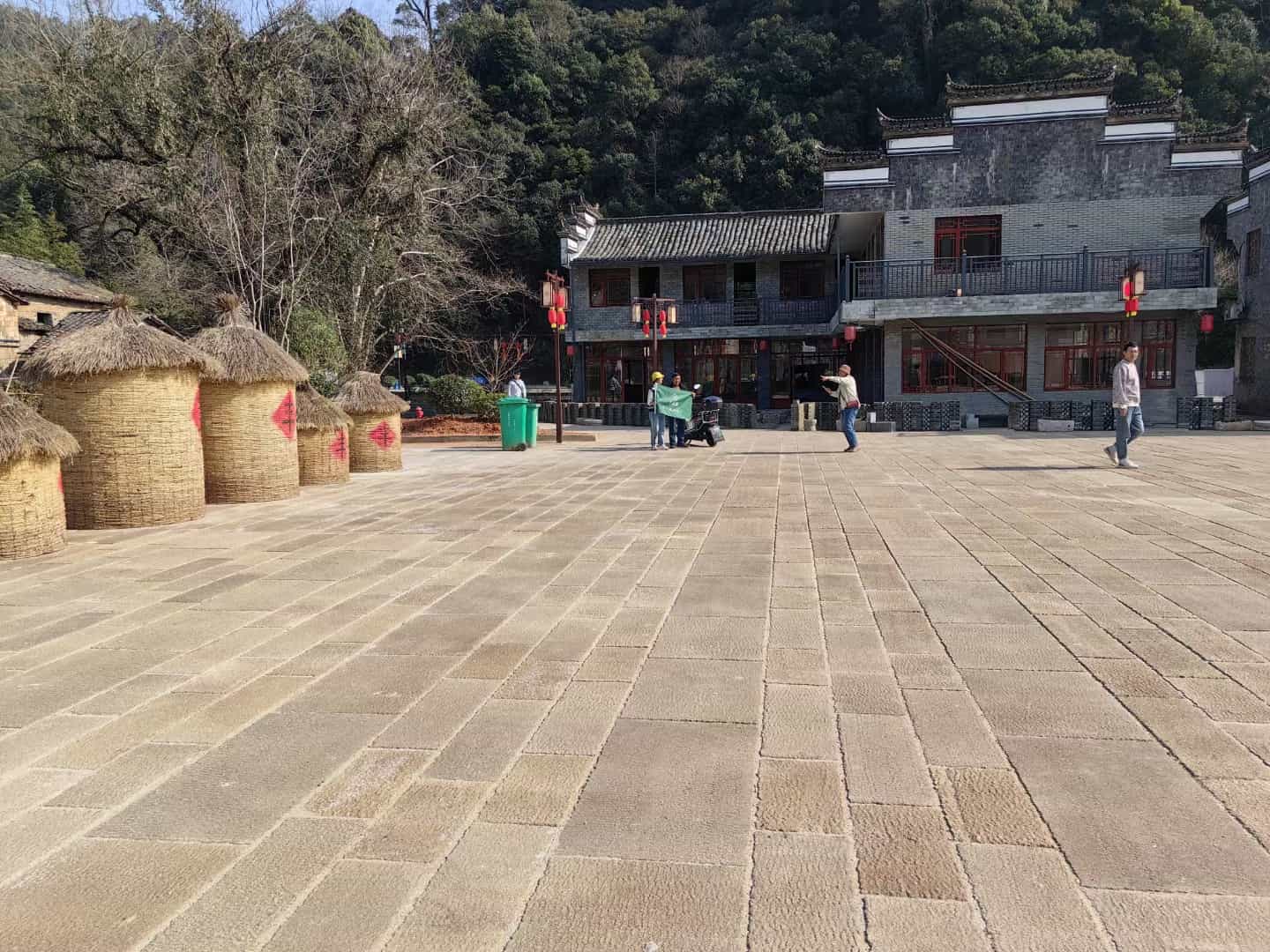 天津仿古石铺装效果