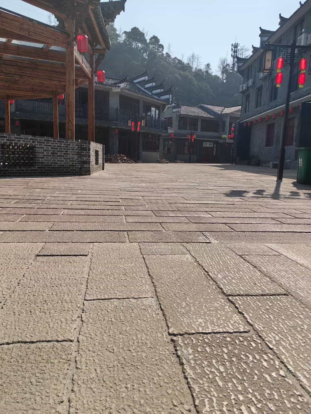 天津仿古石铺装效果