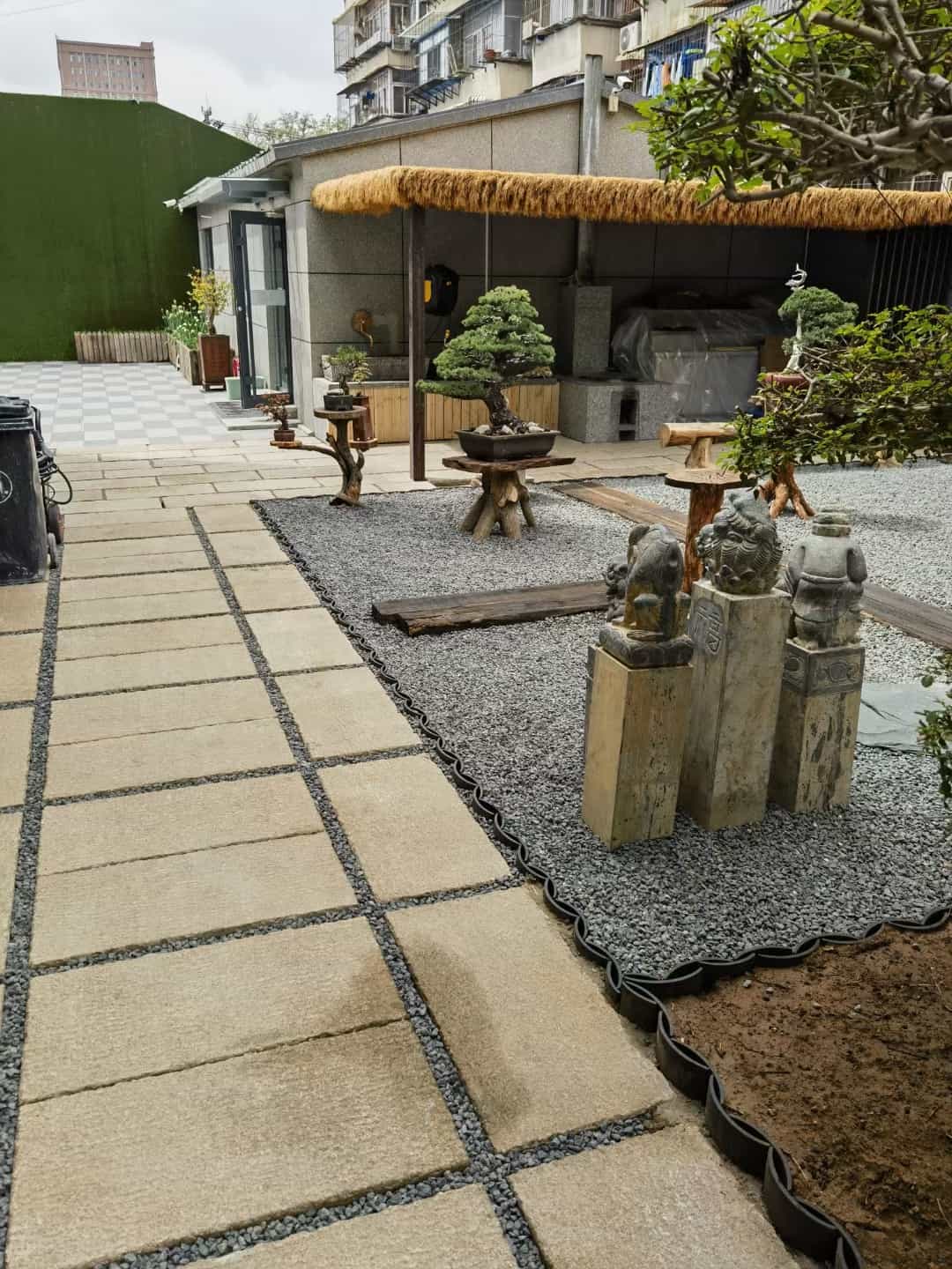 天津仿古石铺装效果