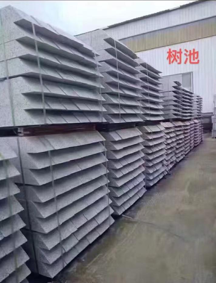 天津 芝麻灰切头树池