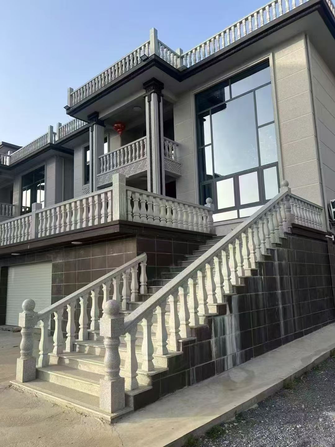 天津 芝麻白别墅阳台栏杆，楼梯栏杆